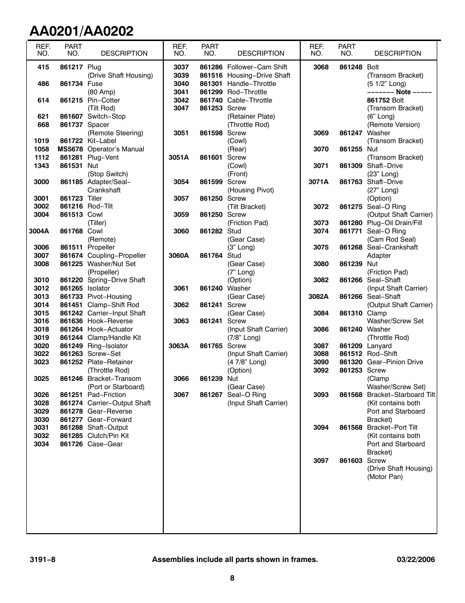 Briggs & Stratton AA0202 User Manual | Page 8 / 9