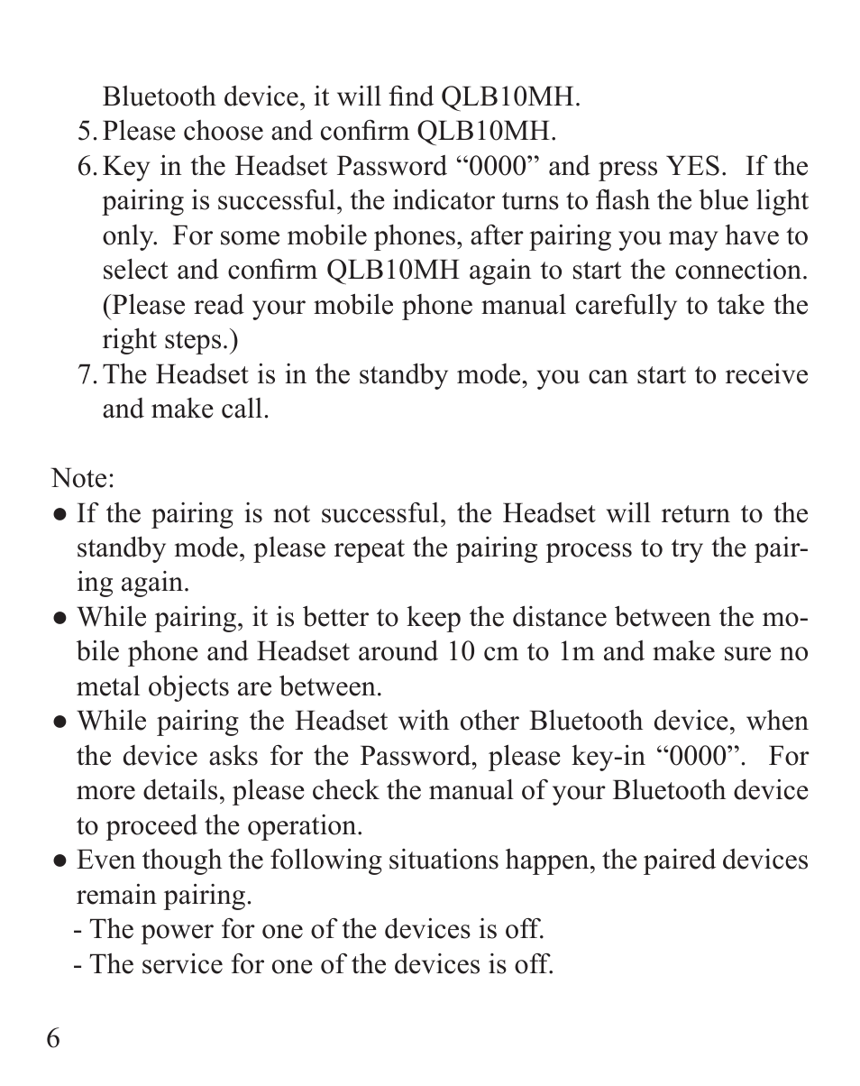 SONIQ QLB10MH User Manual | Page 8 / 24