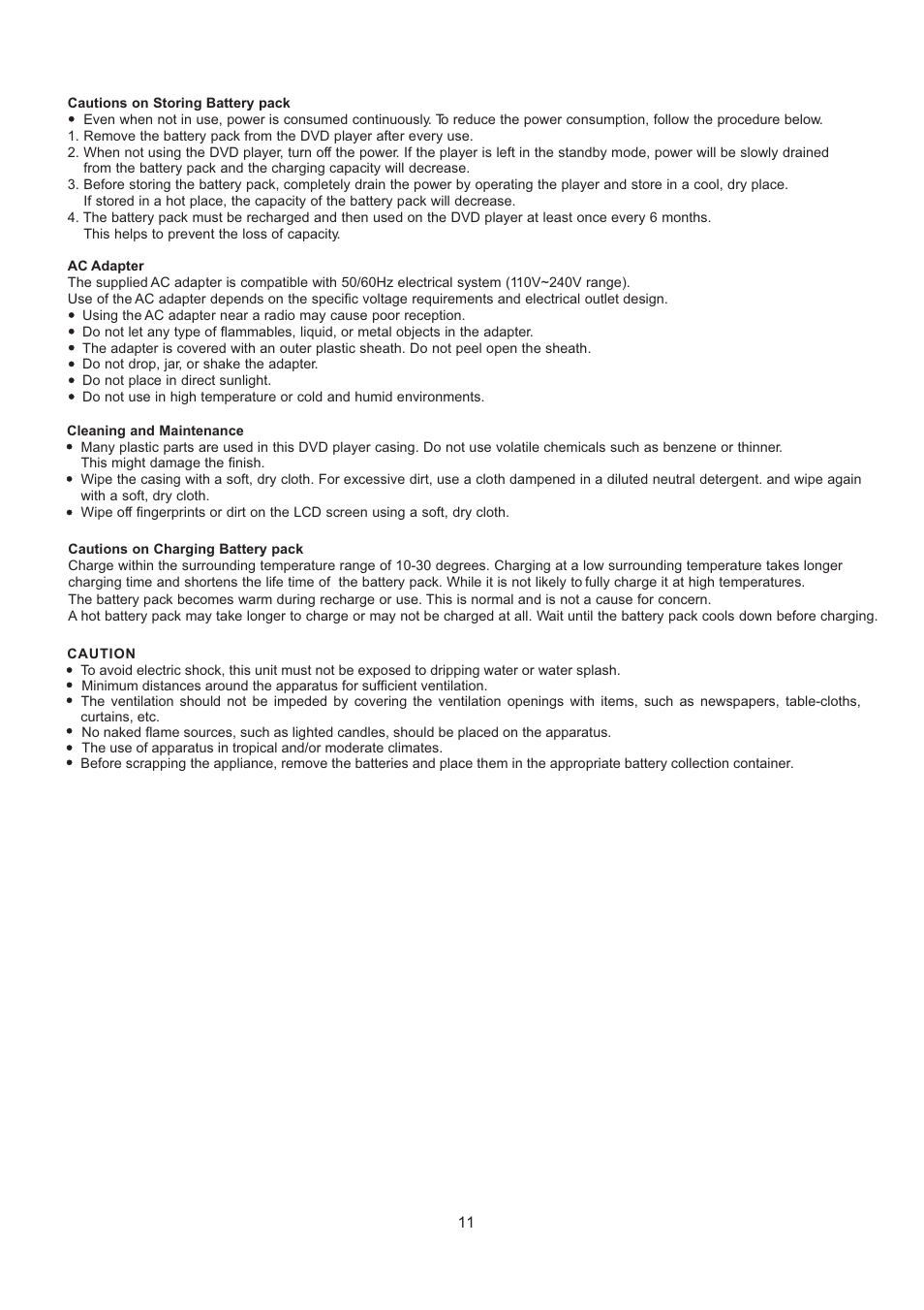 SONIQ QMD70B User Manual | Page 12 / 12