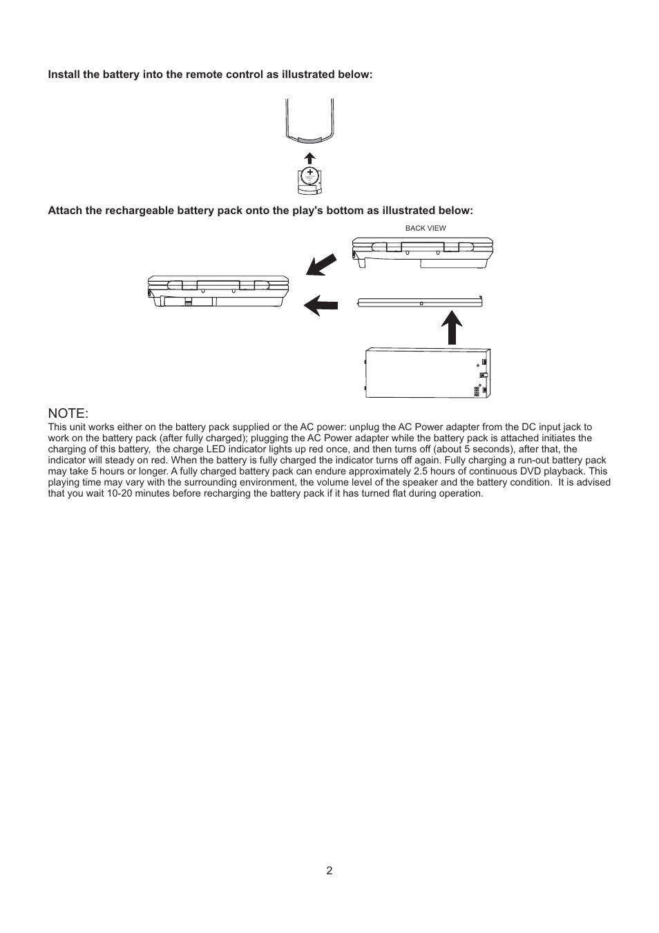 SONIQ QMD70B User Manual | Page 3 / 12