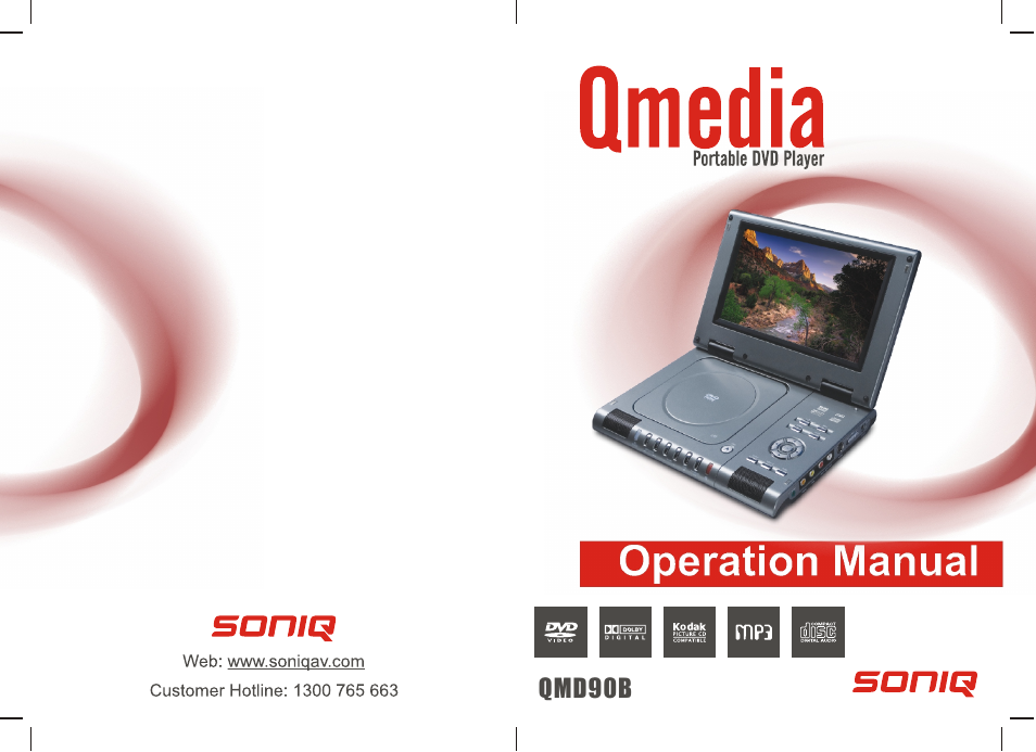 SONIQ QMD90B User Manual | 12 pages