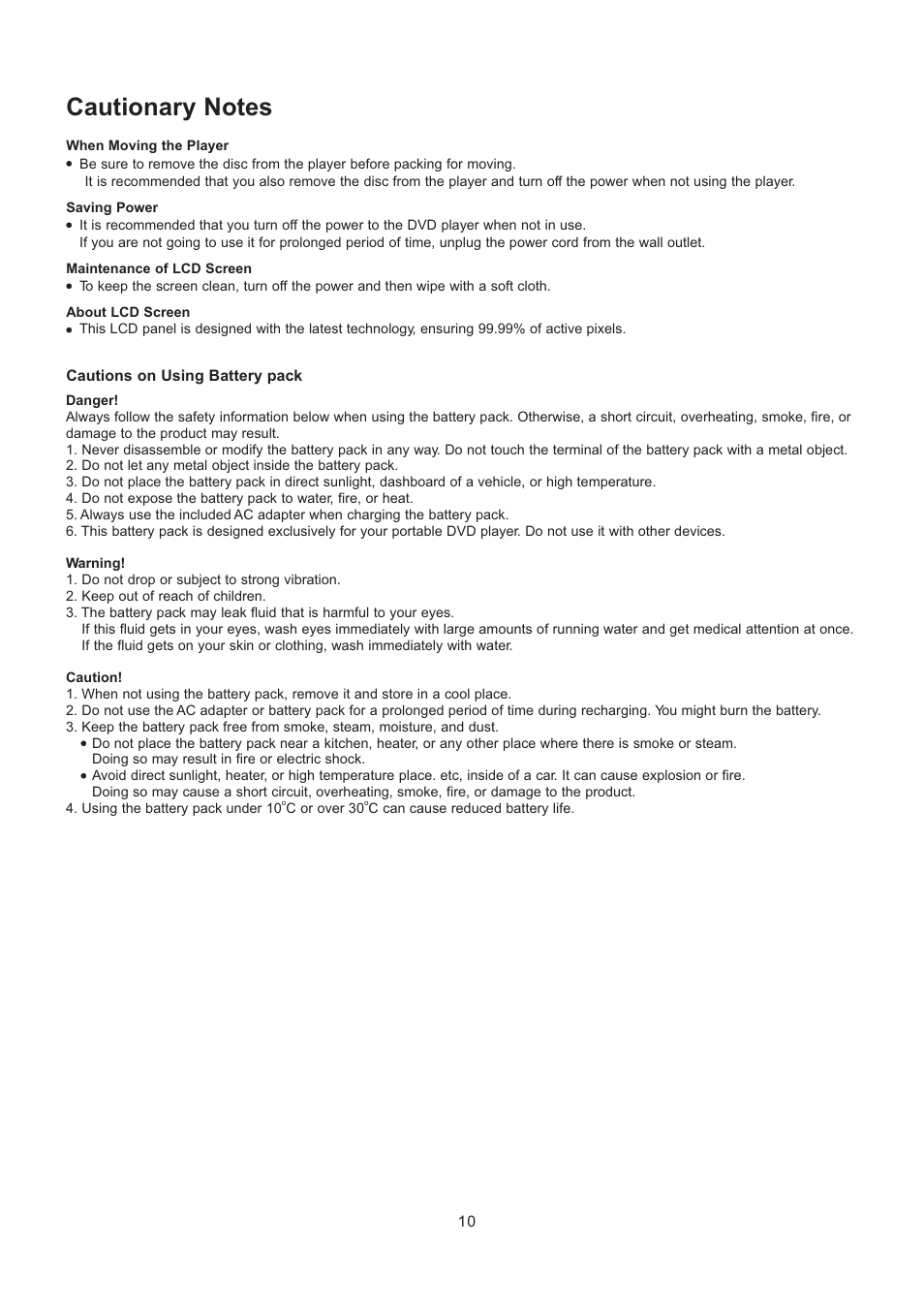 SONIQ QMD90B User Manual | Page 11 / 12