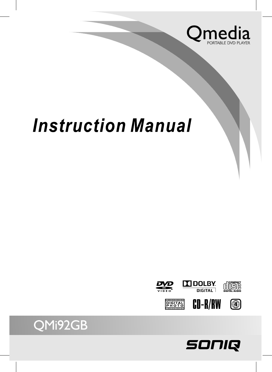SONIQ QMI92GB User Manual | 24 pages