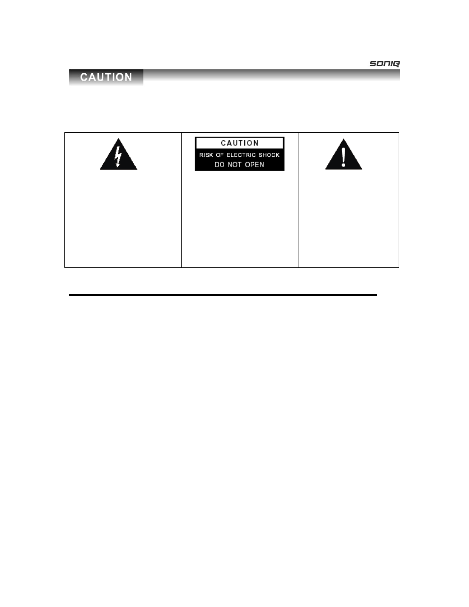 Qms300b im.pdf, Important safety instructions | SONIQ QMS300B User Manual | Page 2 / 12