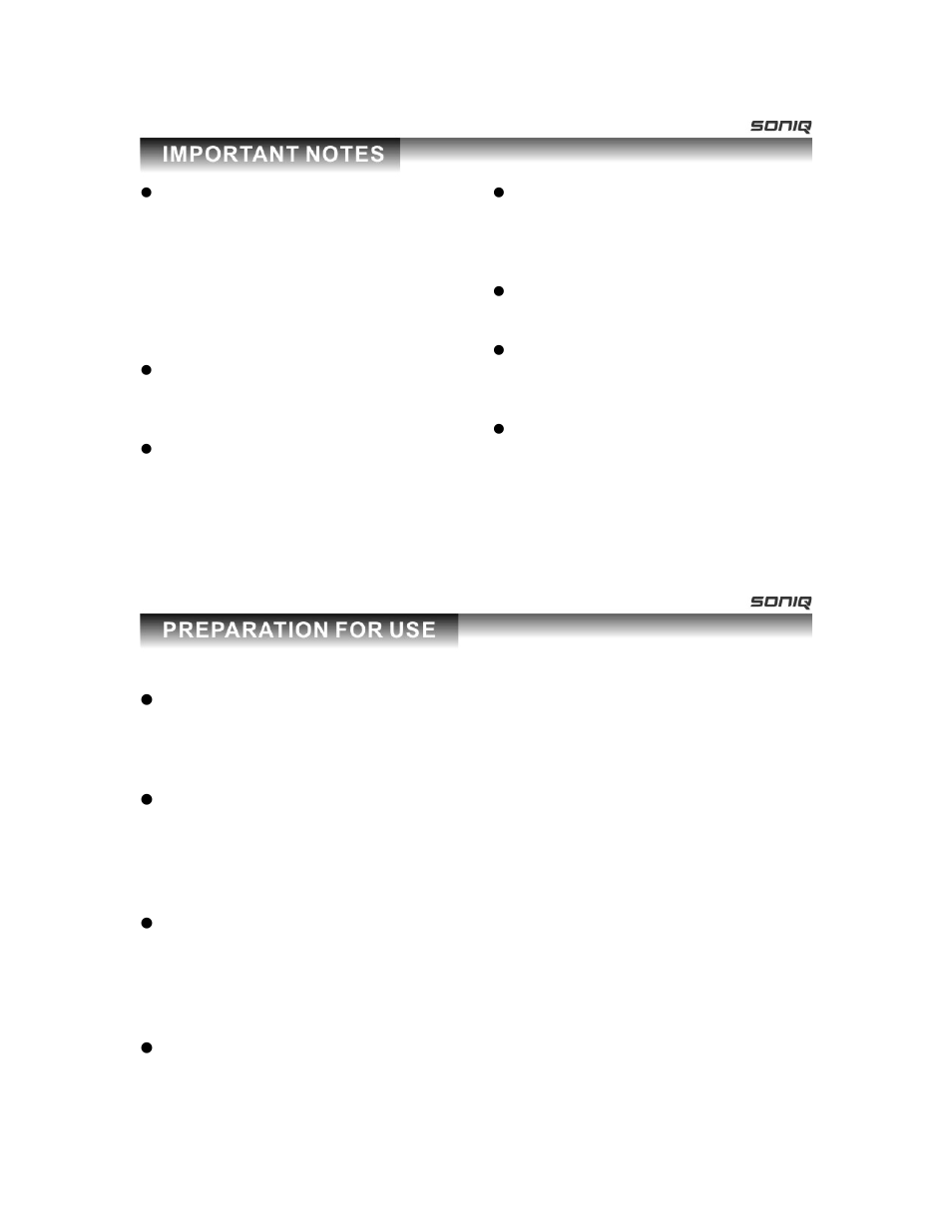 SONIQ QMS300B User Manual | Page 3 / 12