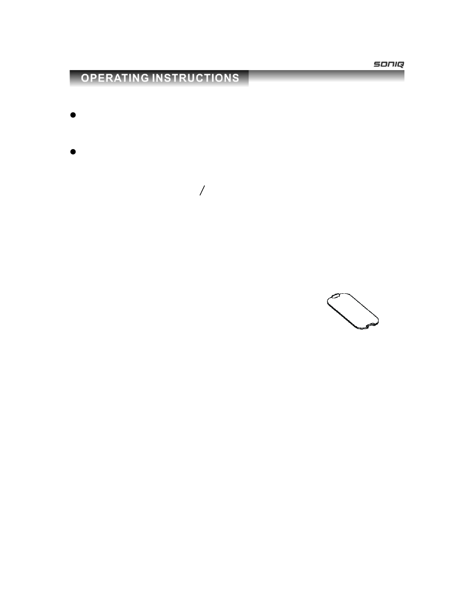 Listening to your ipod / charging the battery | SONIQ QMS300B User Manual | Page 9 / 12