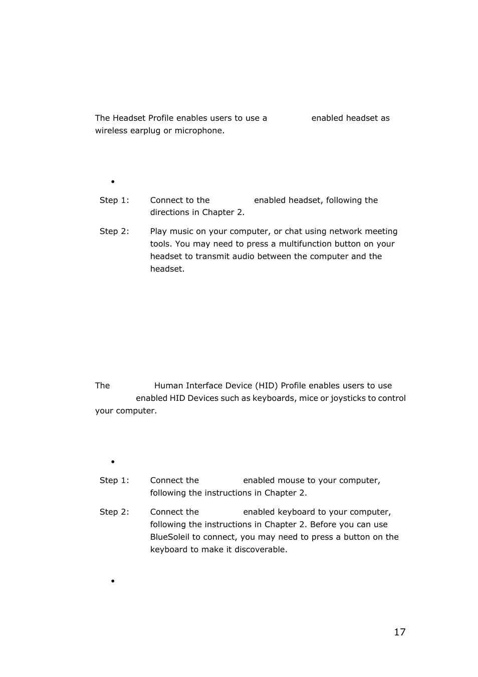 6 headset, 7 human interface device | SONIQ QMR10AR User Manual | Page 17 / 40