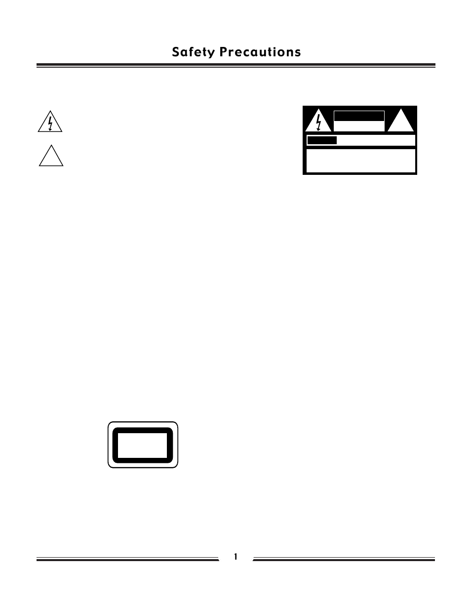 Safety precautions | SONIQ QP200 User Manual | Page 2 / 22