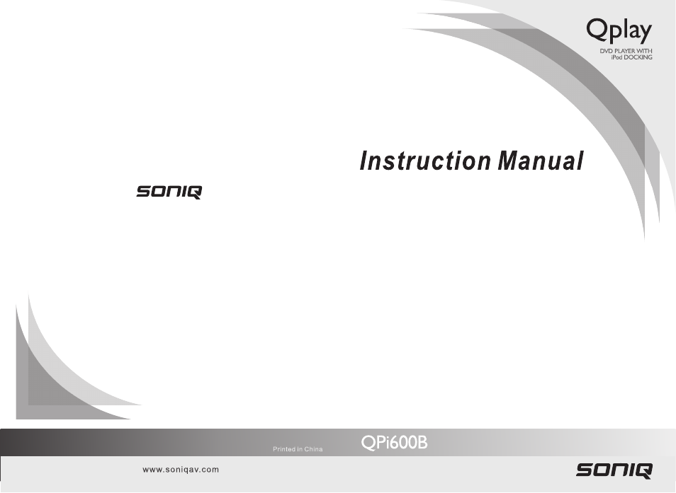 SONIQ QPI600B User Manual | Page 24 / 24
