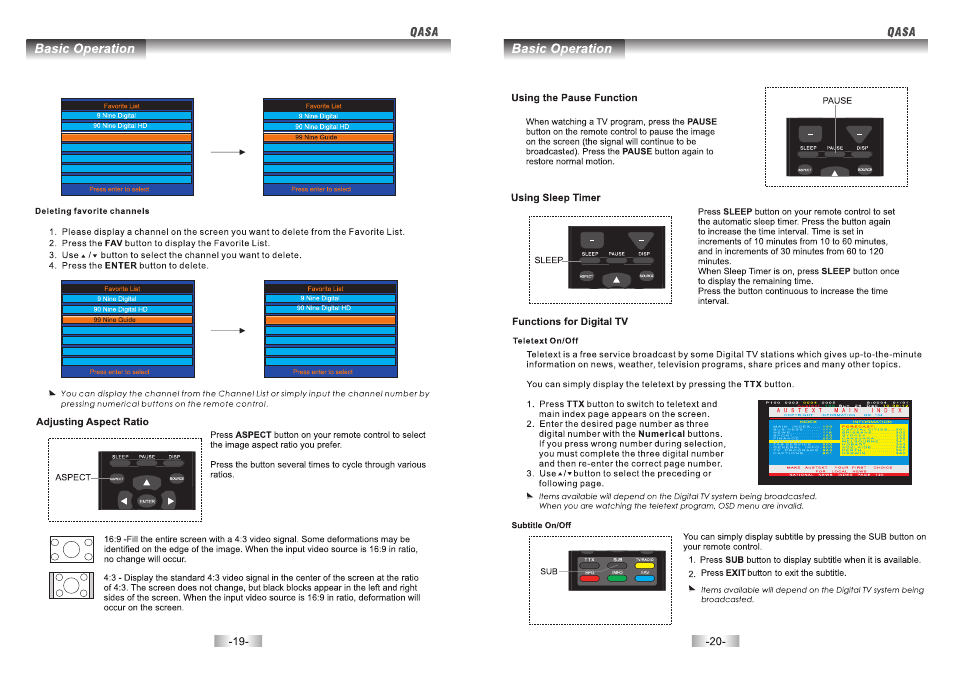 页 10 | SONIQ QSL322TV4 User Manual | Page 11 / 22