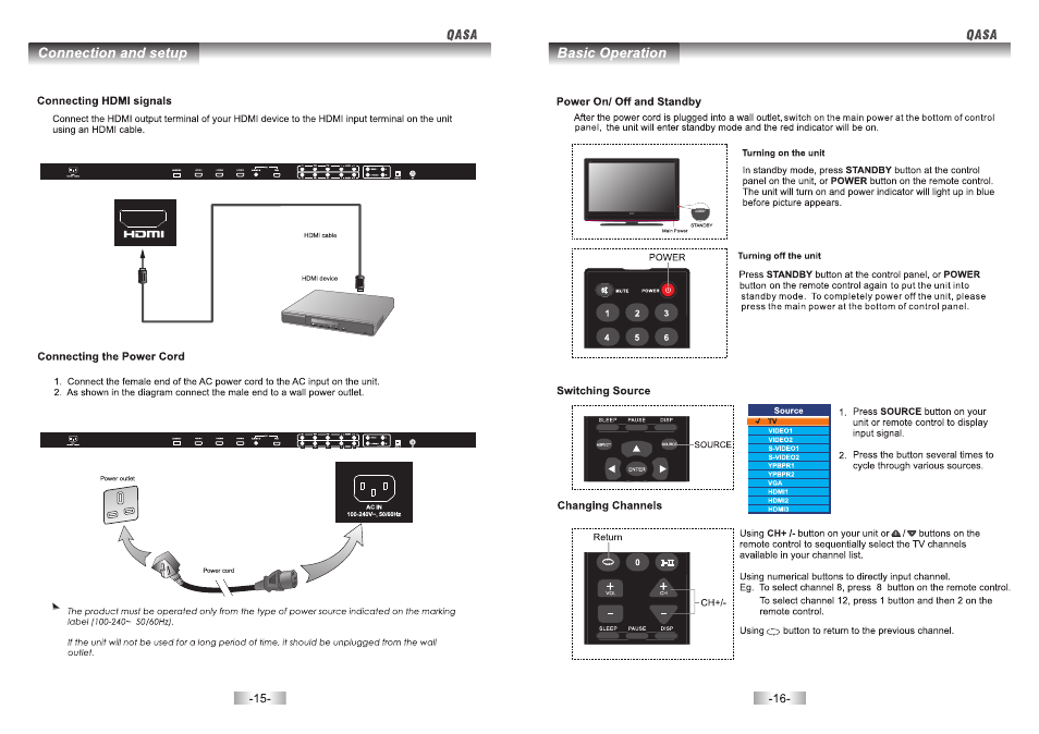 SONIQ QSL322TV4 User Manual | Page 9 / 22
