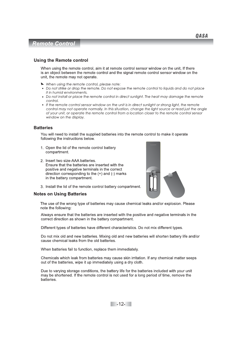 SONIQ QSL402XT User Manual | Page 14 / 32