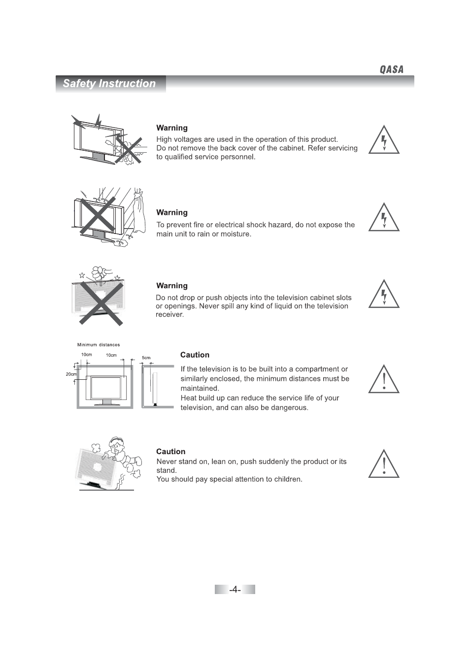 SONIQ QSL402XT User Manual | Page 6 / 32