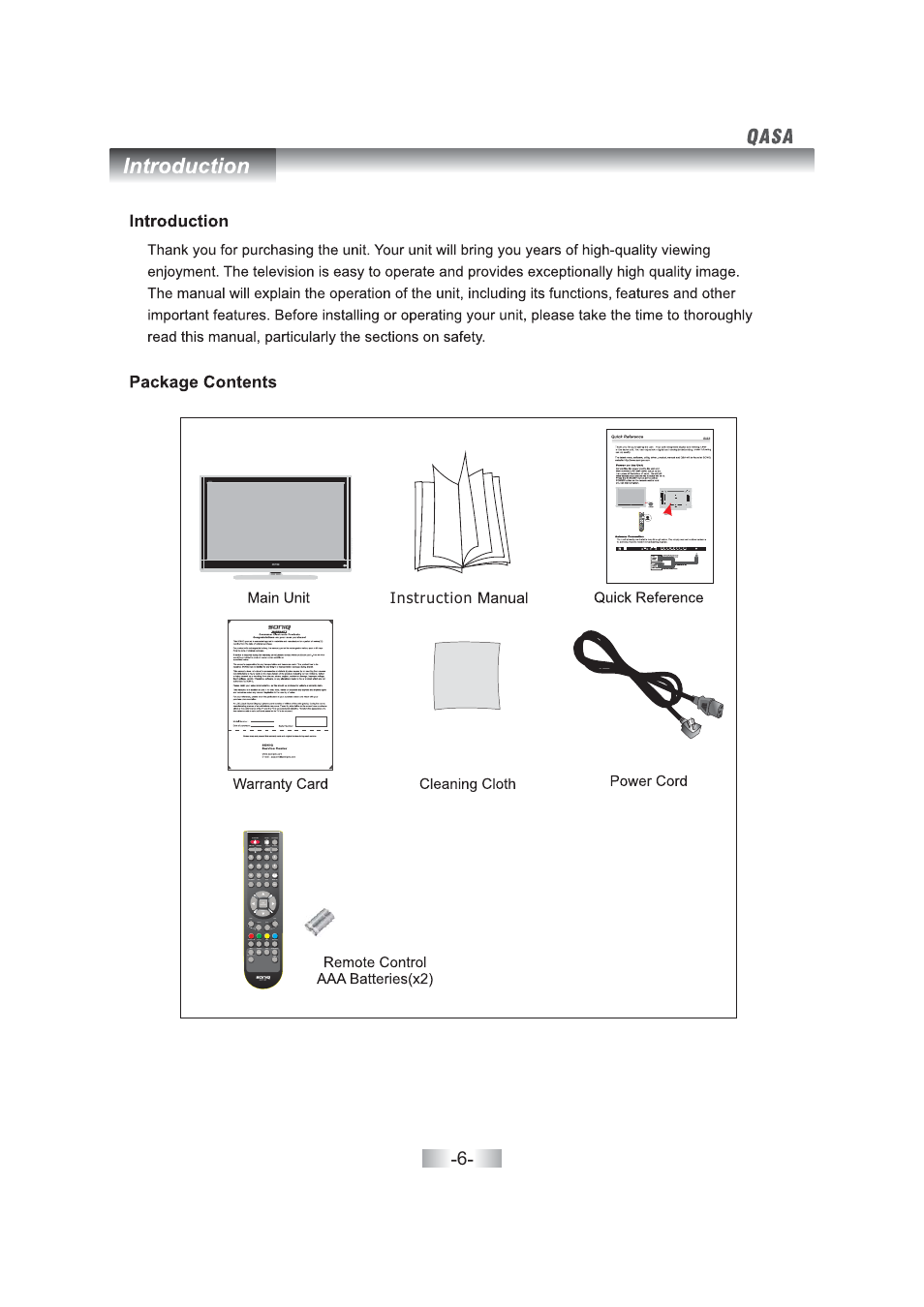SONIQ QSL402XT User Manual | Page 8 / 32