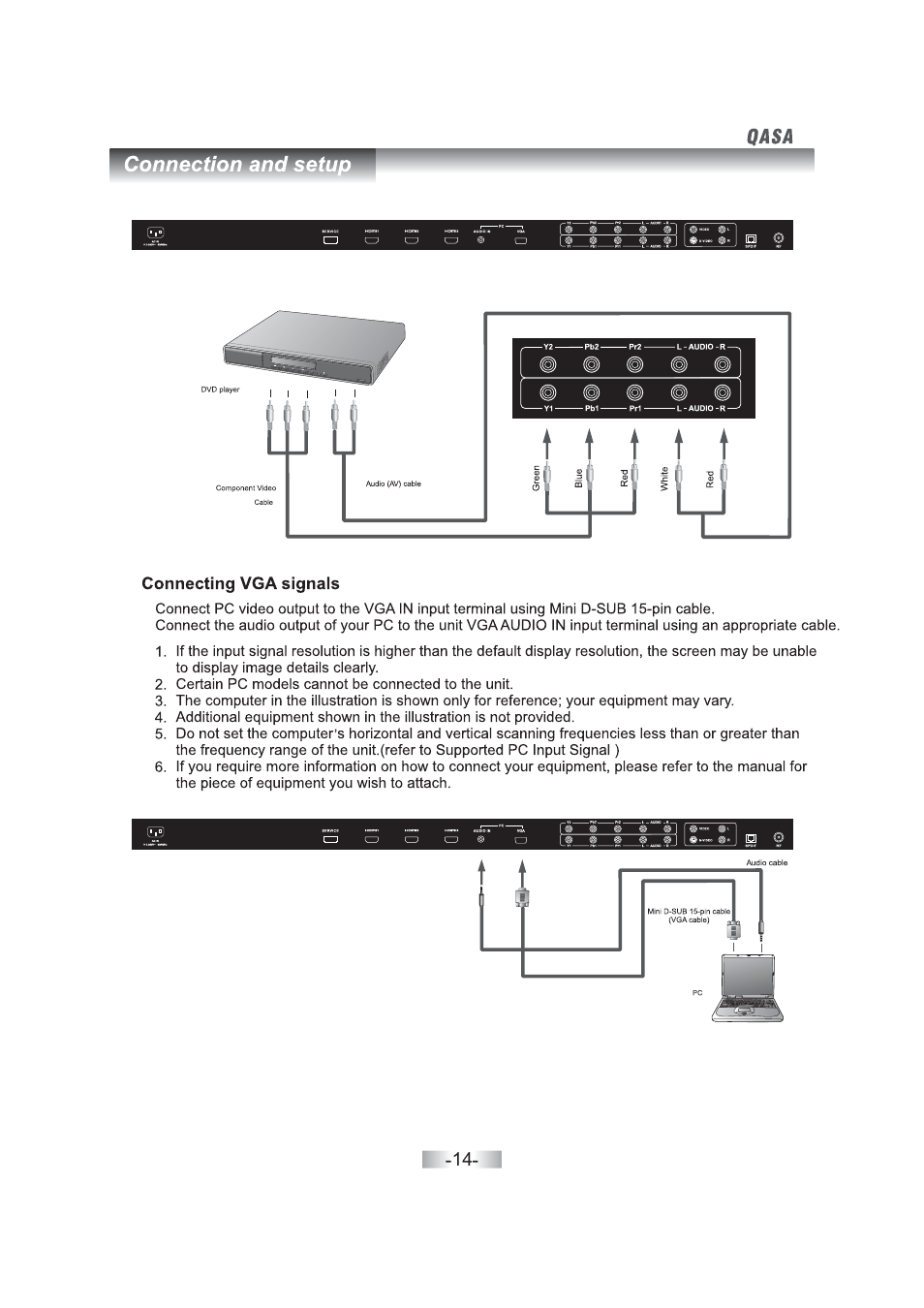 SONIQ QSL460XT User Manual | Page 16 / 44