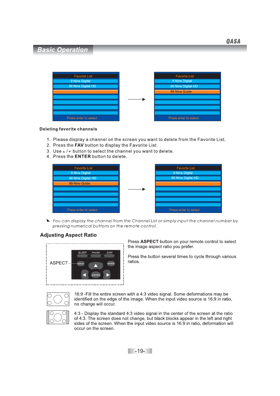 SONIQ QSL460XT User Manual | Page 21 / 44