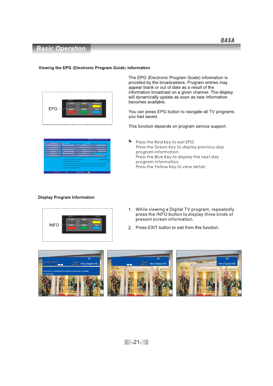 SONIQ QSL460XT User Manual | Page 23 / 44