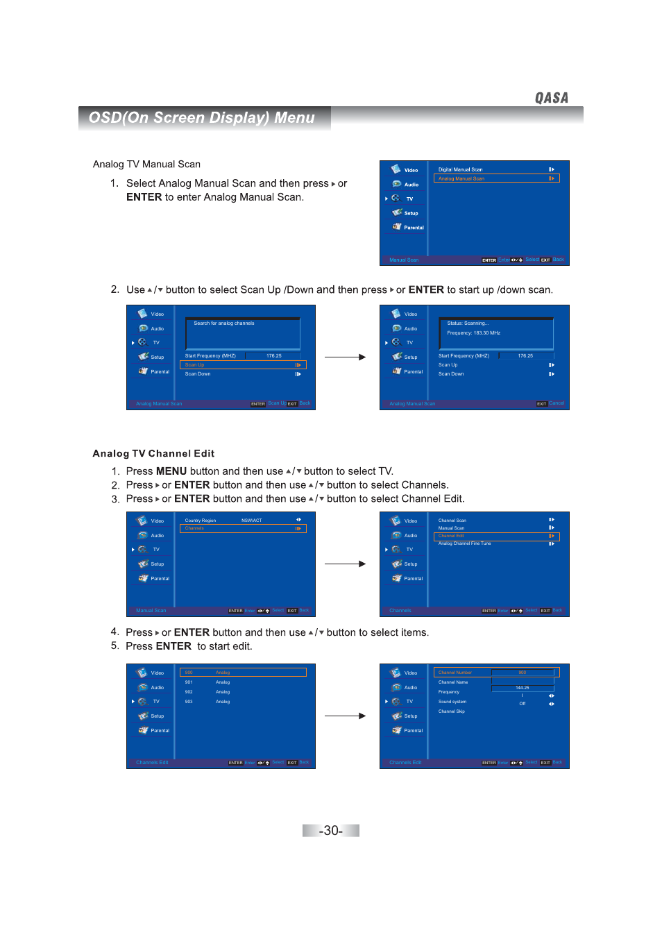 SONIQ QSL460XT User Manual | Page 32 / 44
