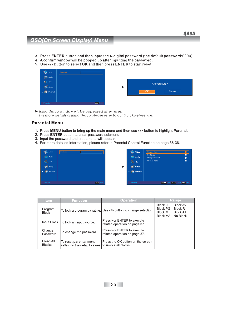 SONIQ QSL460XT User Manual | Page 37 / 44