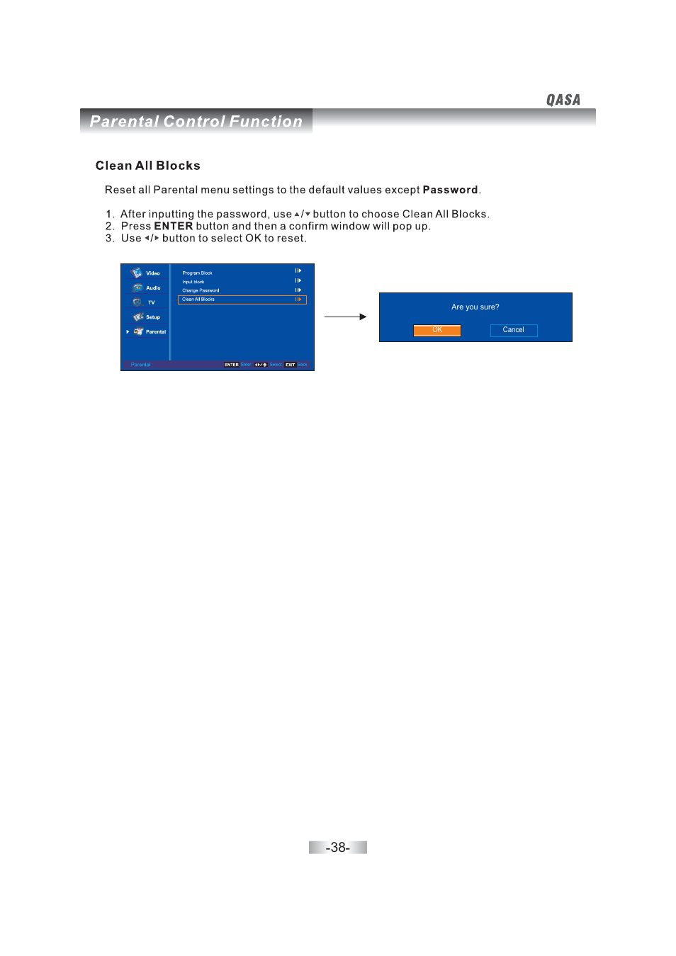 SONIQ QSL460XT User Manual | Page 40 / 44