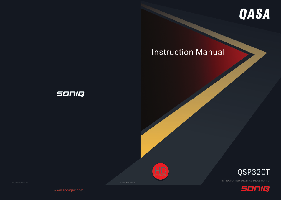 SONIQ QSP320T User Manual | 22 pages