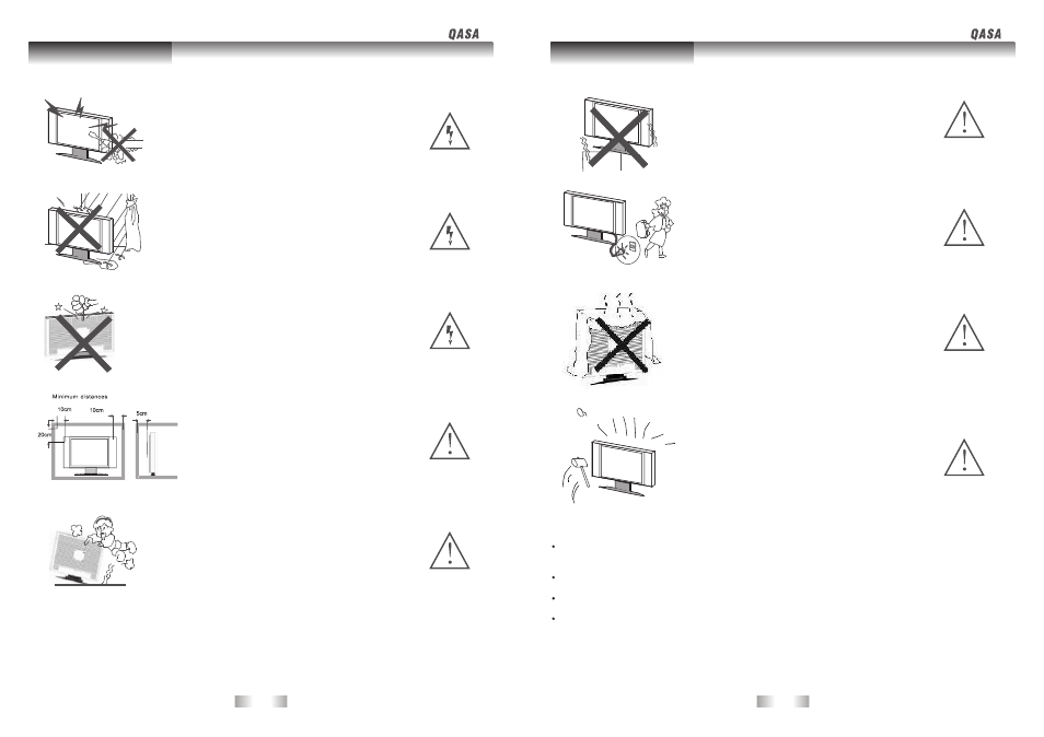 Safety instruction | SONIQ QSP320T User Manual | Page 4 / 22