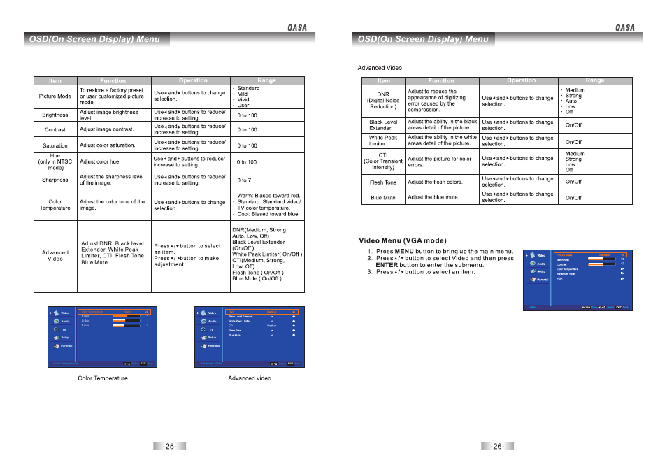 SONIQ QSP424T User Manual | Page 14 / 22