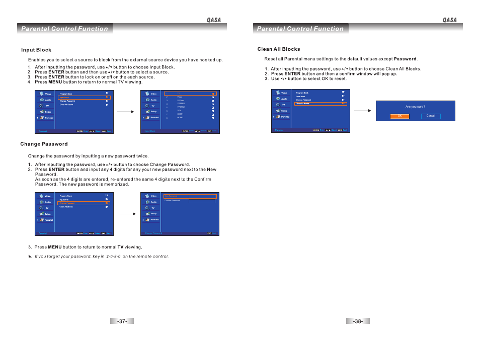 SONIQ QSP424T User Manual | Page 20 / 22