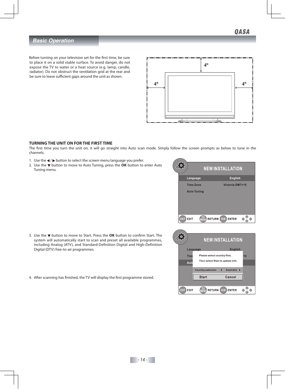 SONIQ QSP425T User Manual | Page 15 / 23