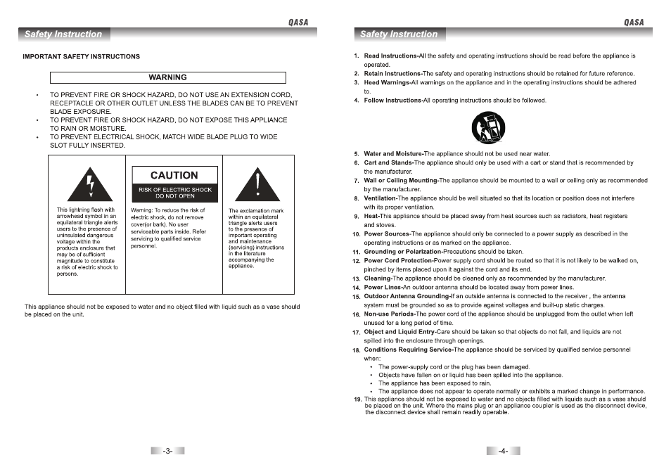 SONIQ QSP426T User Manual | Page 3 / 22