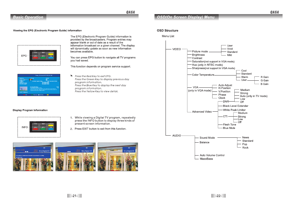 SONIQ QSP500TV4 User Manual | Page 12 / 22
