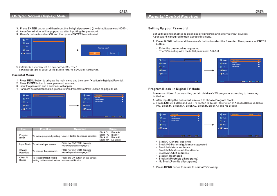 SONIQ QSP500TV4 User Manual | Page 19 / 22