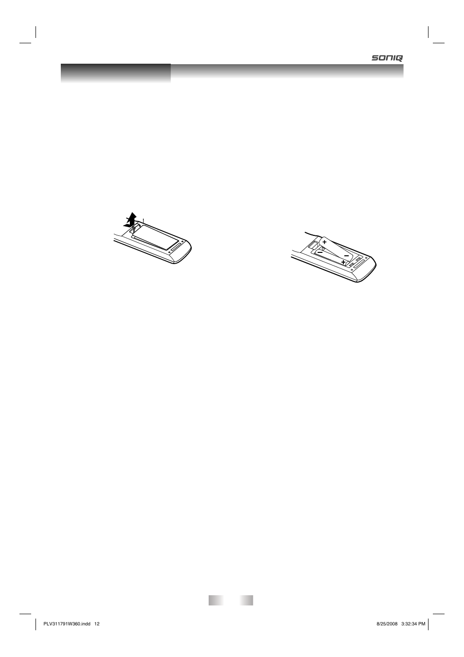 Getting started, Using the remote control | SONIQ QV173LTI User Manual | Page 12 / 36