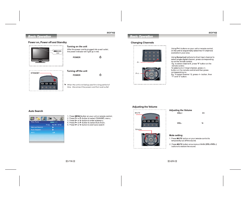 SONIQ QV195LT User Manual | Page 10 / 24