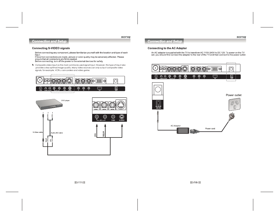 SONIQ QV195LT User Manual | Page 9 / 24