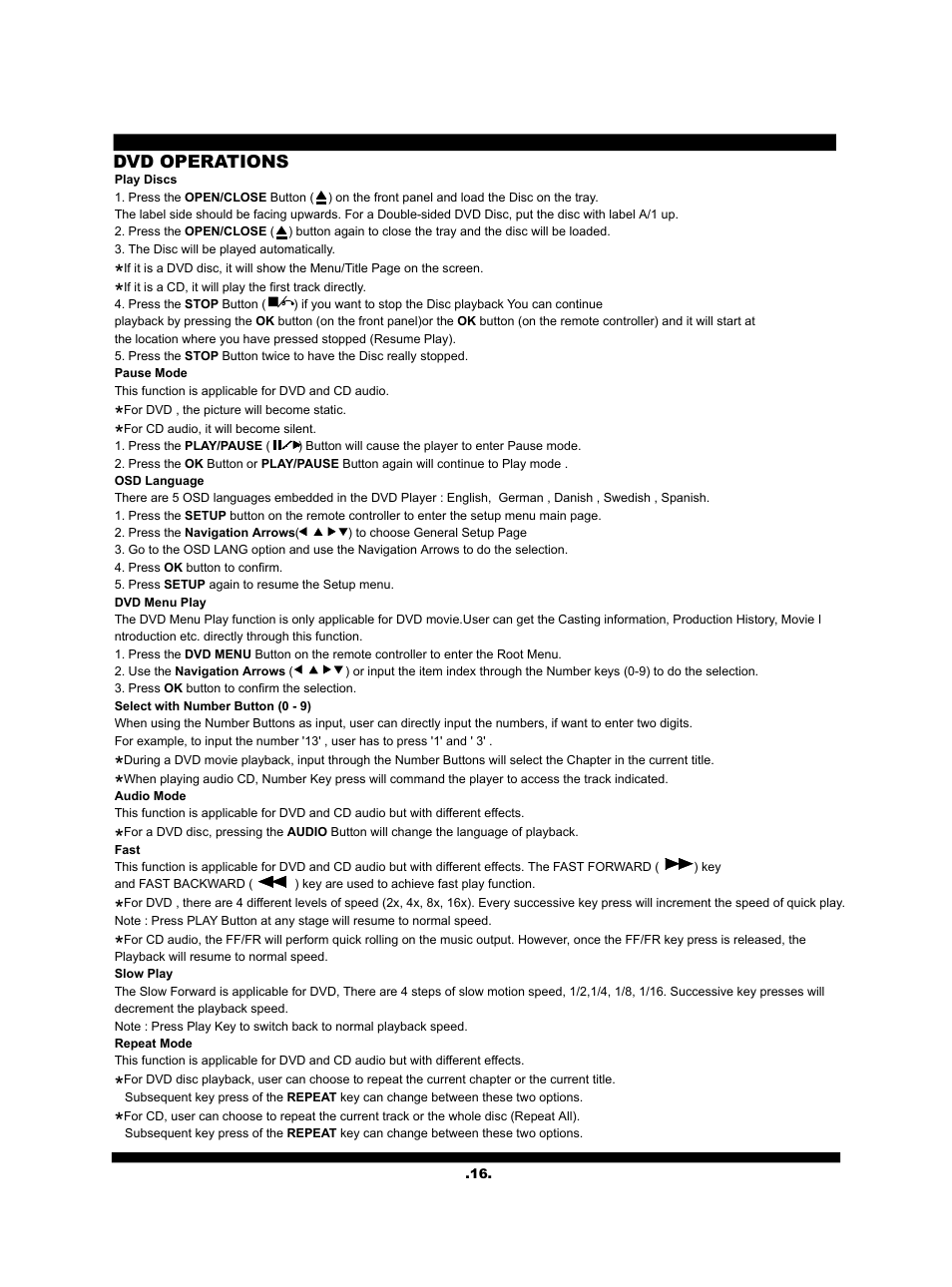 SONIQ QV210C User Manual | Page 17 / 22
