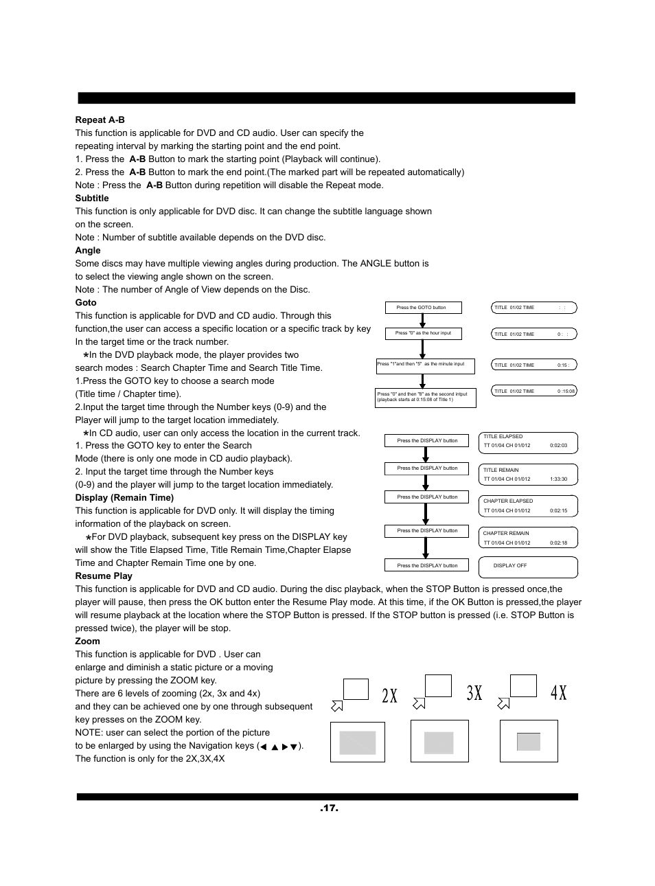 SONIQ QV210C User Manual | Page 18 / 22