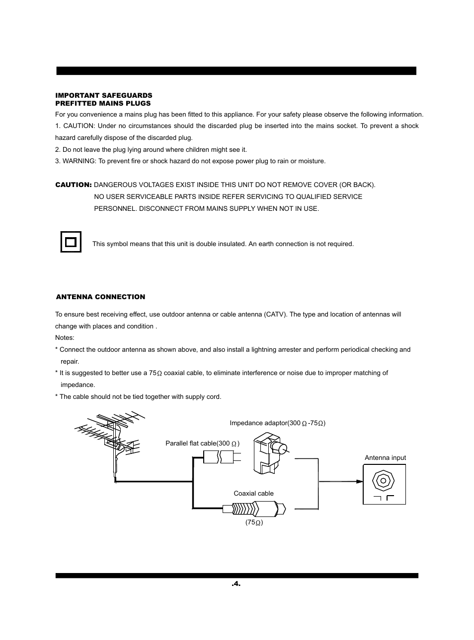 SONIQ QV210C User Manual | Page 5 / 22