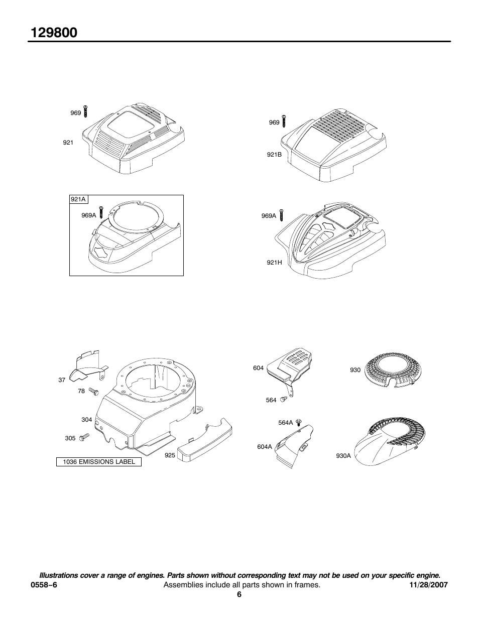 Briggs & Stratton 129800 User Manual | Page 6 / 16