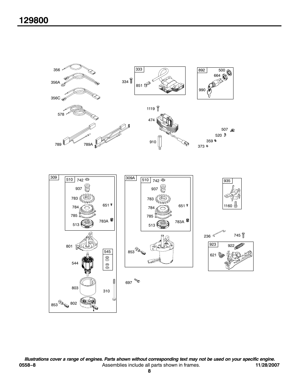 Briggs & Stratton 129800 User Manual | Page 8 / 16