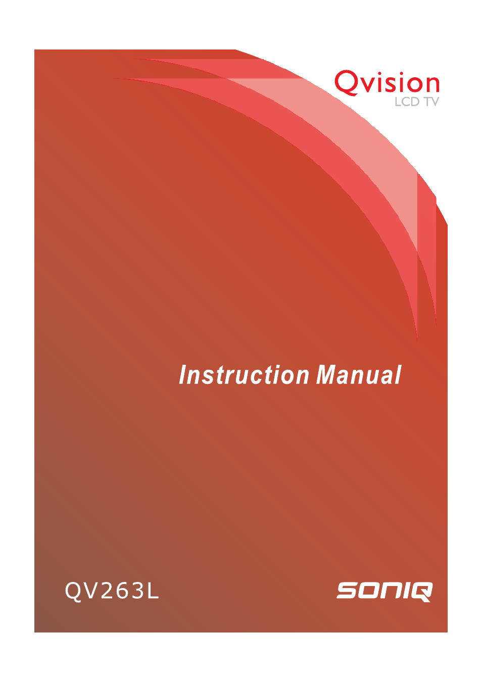 SONIQ QV263L User Manual | 32 pages