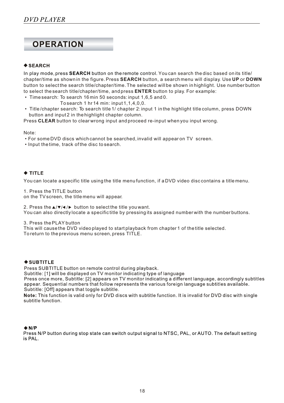 SONIQ SONIQ901-2 User Manual | Page 18 / 29