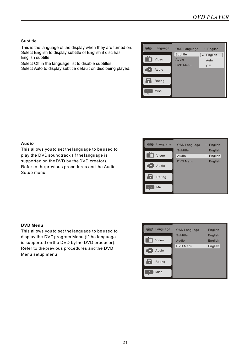 SONIQ SONIQ901-2 User Manual | Page 21 / 29
