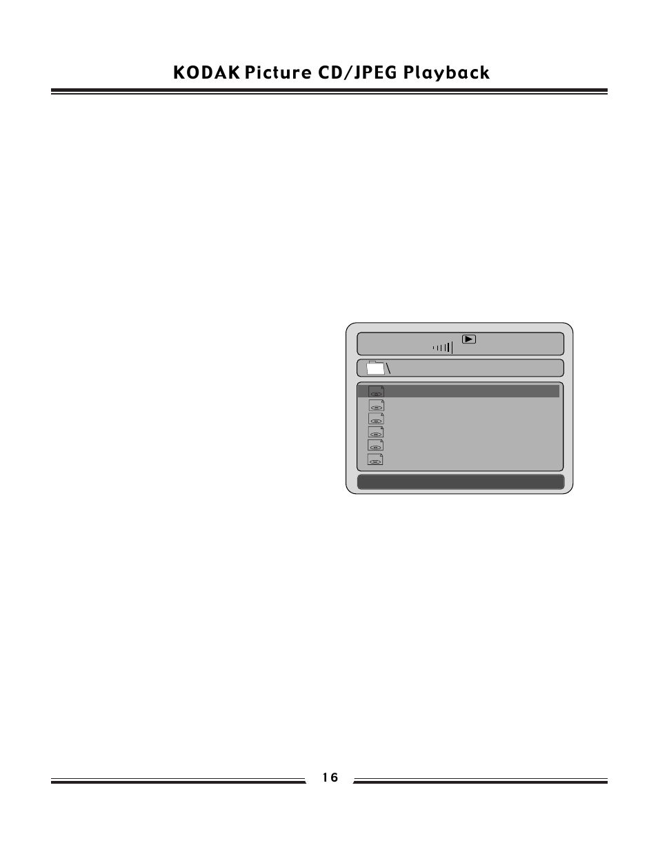 Kodak picture cd/jpeg playback | SONIQ SONIQ930 User Manual | Page 17 / 22