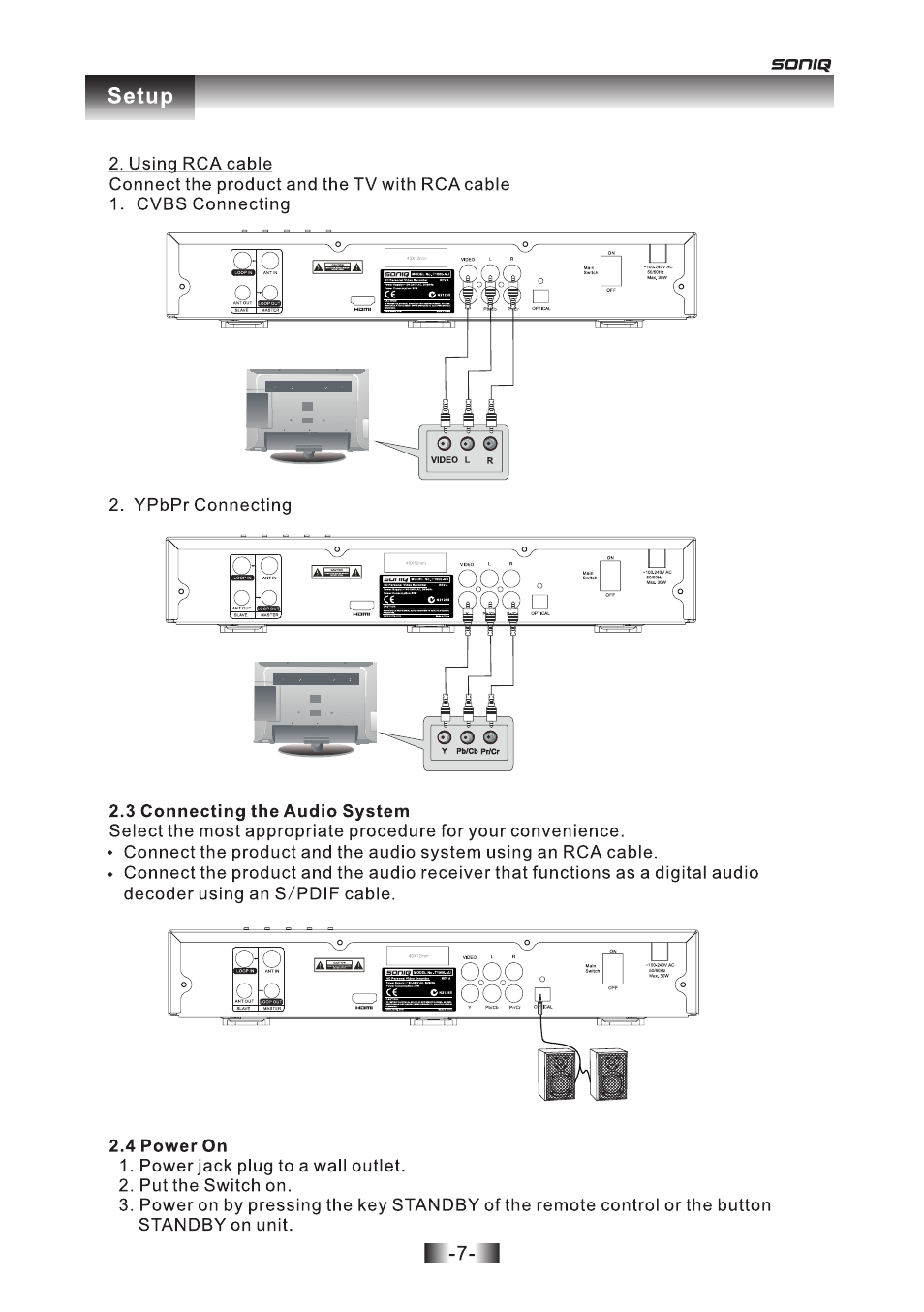 SONIQ T1000 User Manual | Page 8 / 30
