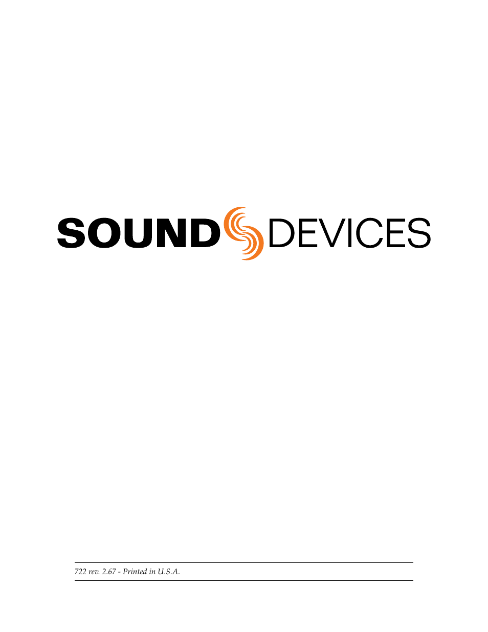 Sound Devices 722 User Manual | Page 80 / 80