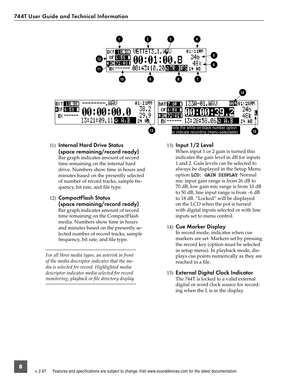 Sound Devices 744T User Manual | Page 14 / 90