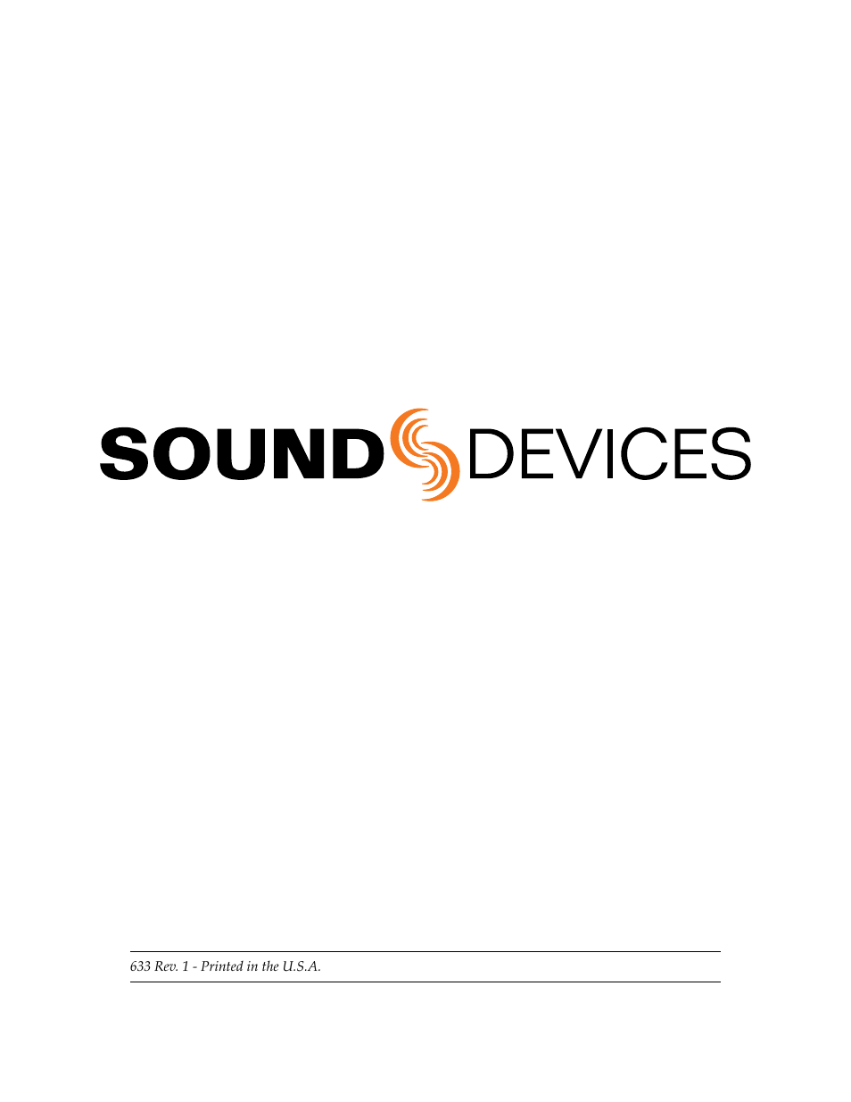 Sound Devices 633 User Manual | Page 84 / 84