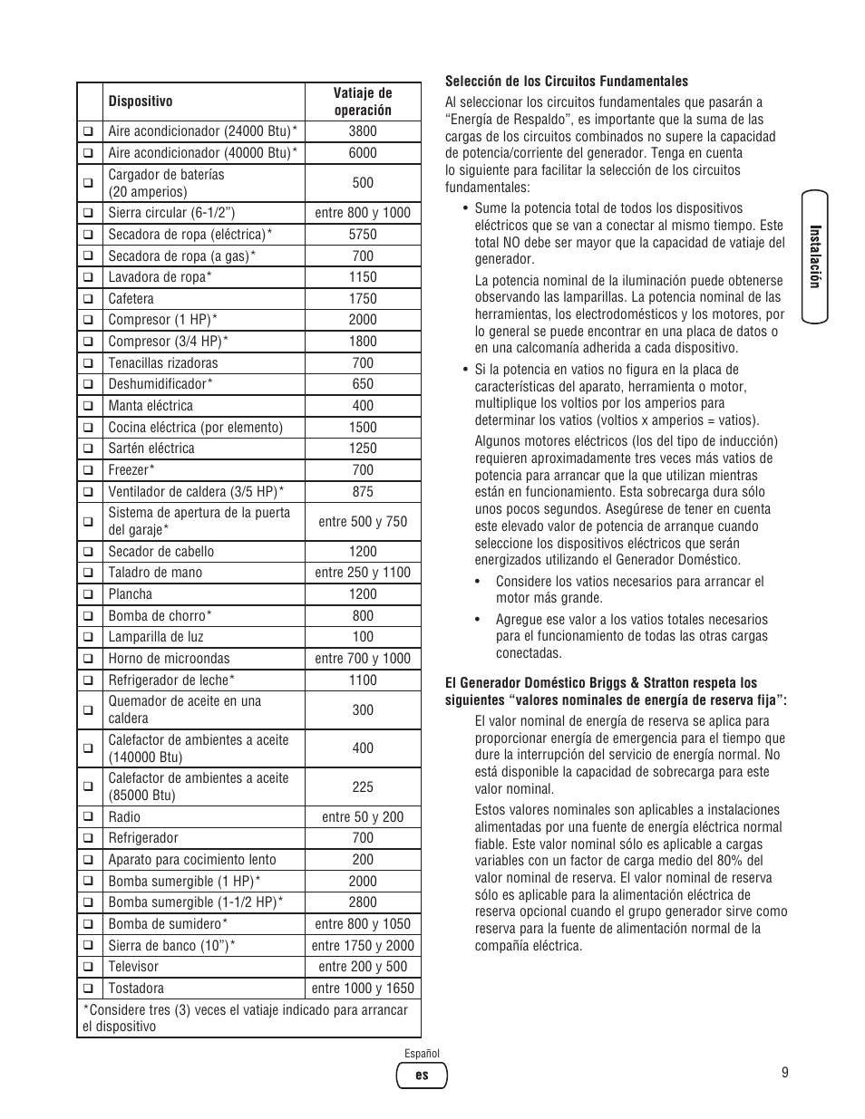 Briggs & Stratton Home Generator User Manual | Page 31 / 64