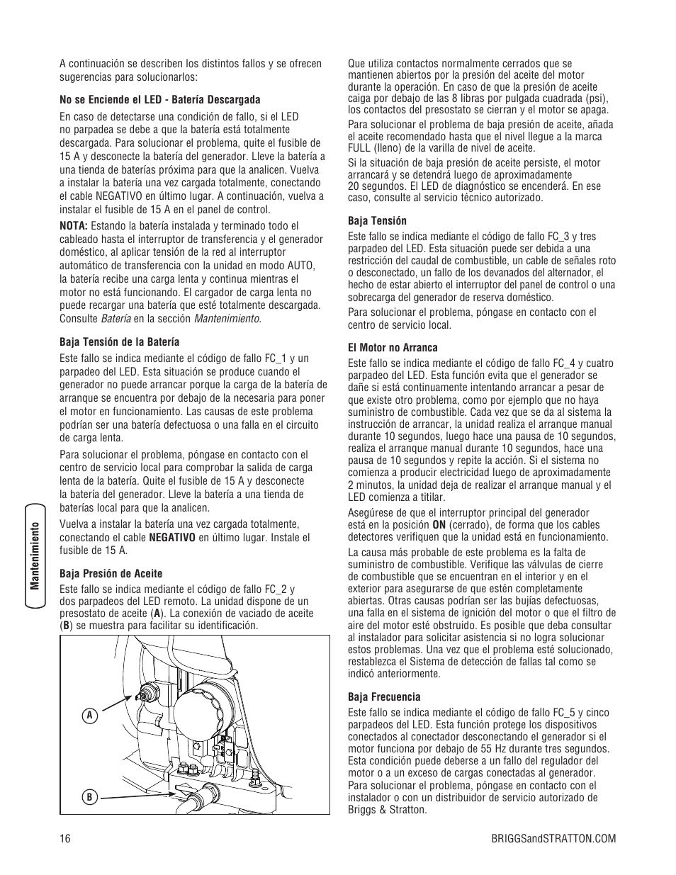 Briggs & Stratton Home Generator User Manual | Page 38 / 64